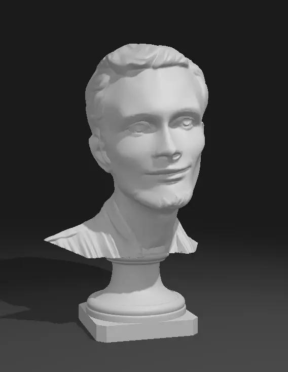 Vitalik Buterin Portrait Sculture