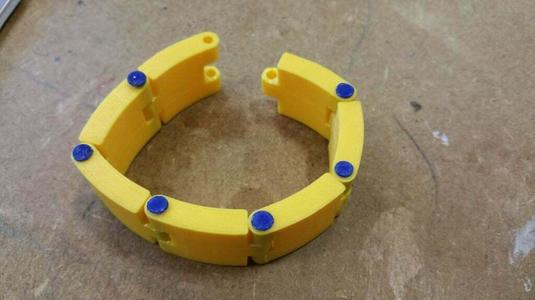 22mm Watch Strap with Filament joints