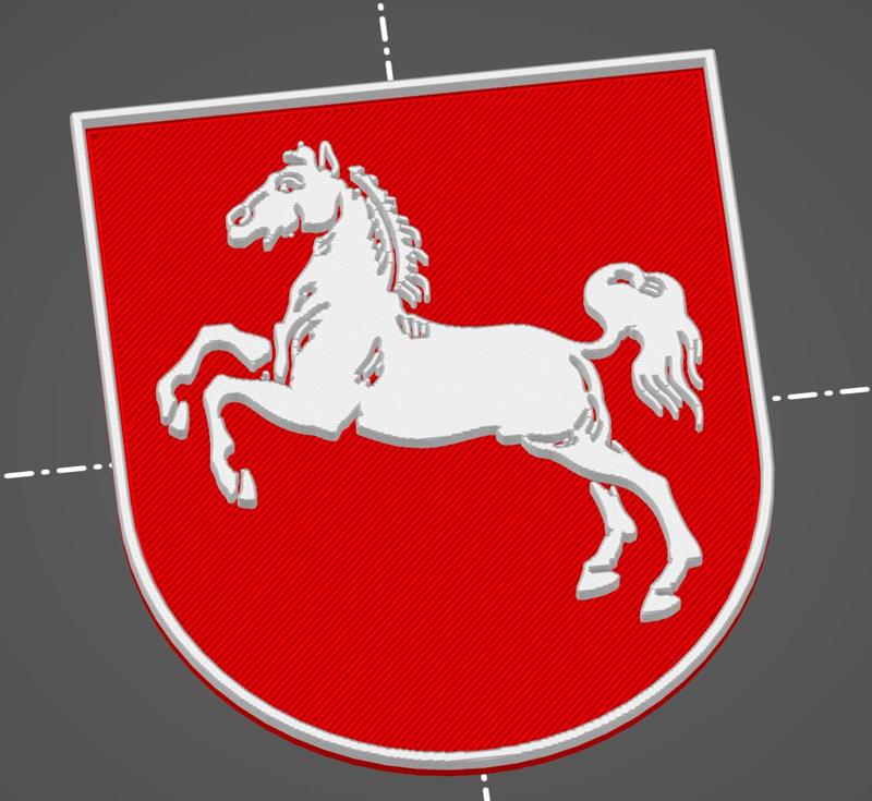 Niedersachsen Wappen / Coat of Arms of Lower Saxony