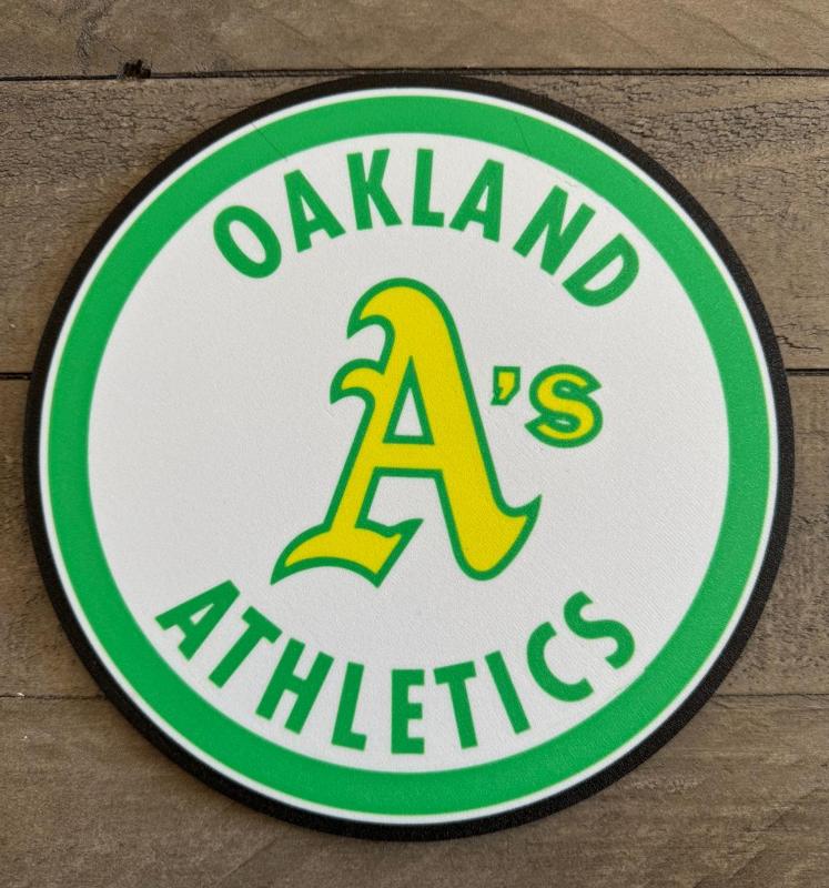 Oakland Athletics Lightbox Standard Logo 1982-1992