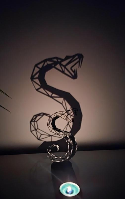 Candle holder - snake