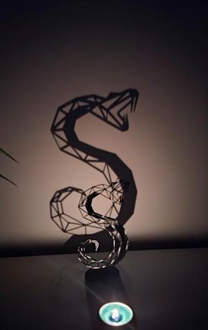 Candle holder - snake