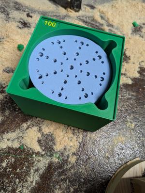 Festool Abrasive Sanding Disk Gridfinity Storage System