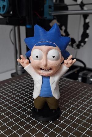 Easy to print Tiny Rick
