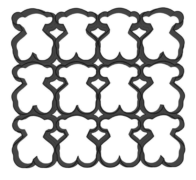 BEAR COOKIE CUTTER MULTI AND INDIVIDUAL