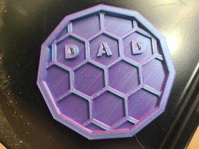 Coaster Hex with DAD