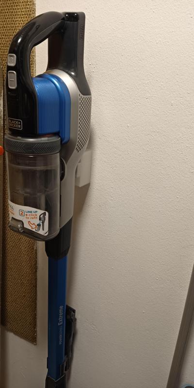 Wandhalterung für Staubsauger / Stielsauger Black+Decker 36Volt BDPSE3615