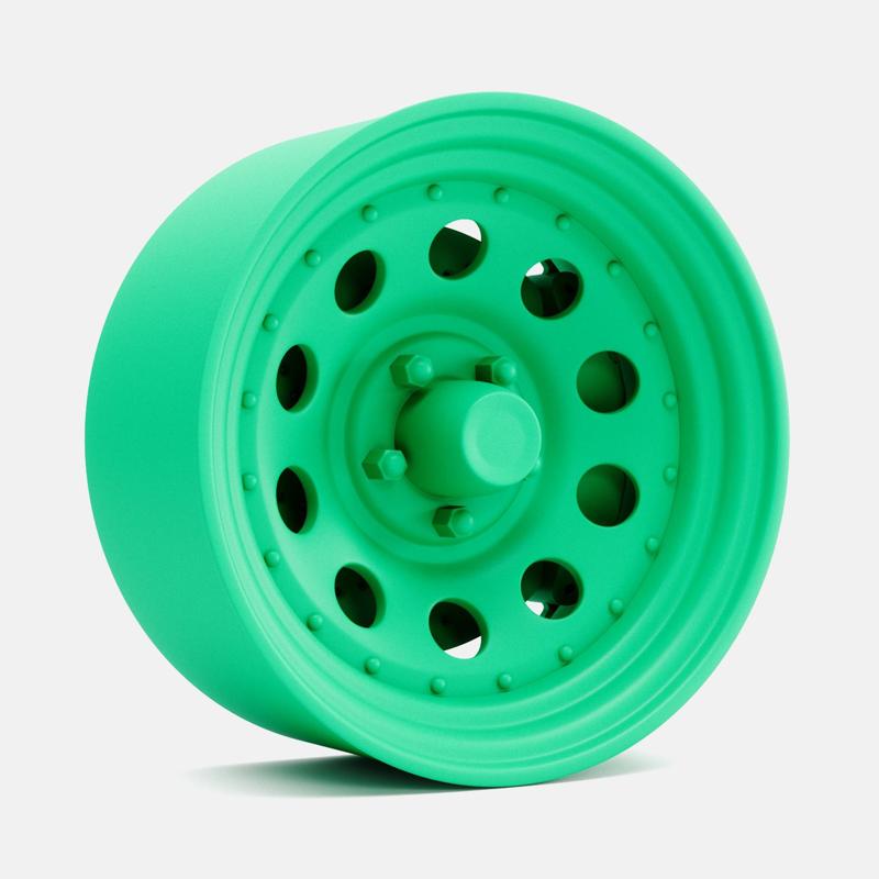 1/24 Scale, 15x7 Gold Nugget Wheel and Brake