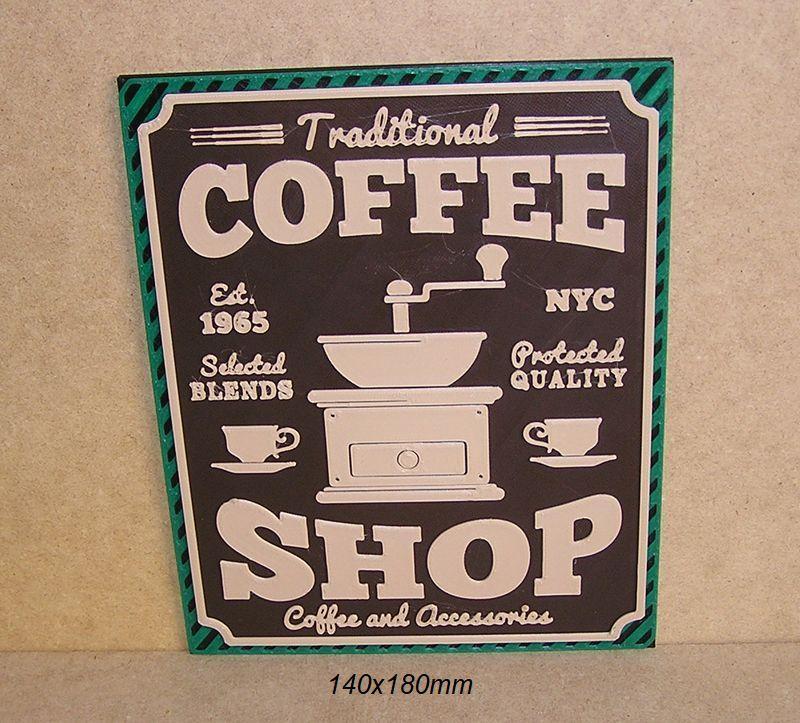 Poster, Coffee shop, vintage, antique, sign, logo, sign, coffee, grinder, cappuccino, beans, flavor