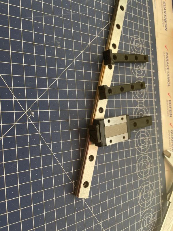 Service Rails for linear block for example MGN HIWIN