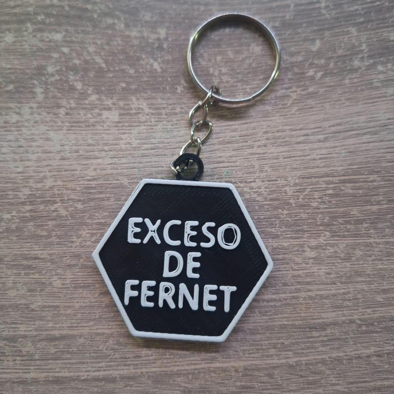 Llavero Exceso de Fernet