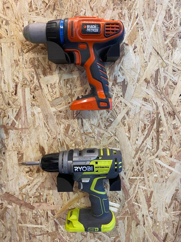 Wall mount for Drill - Left and right facing version