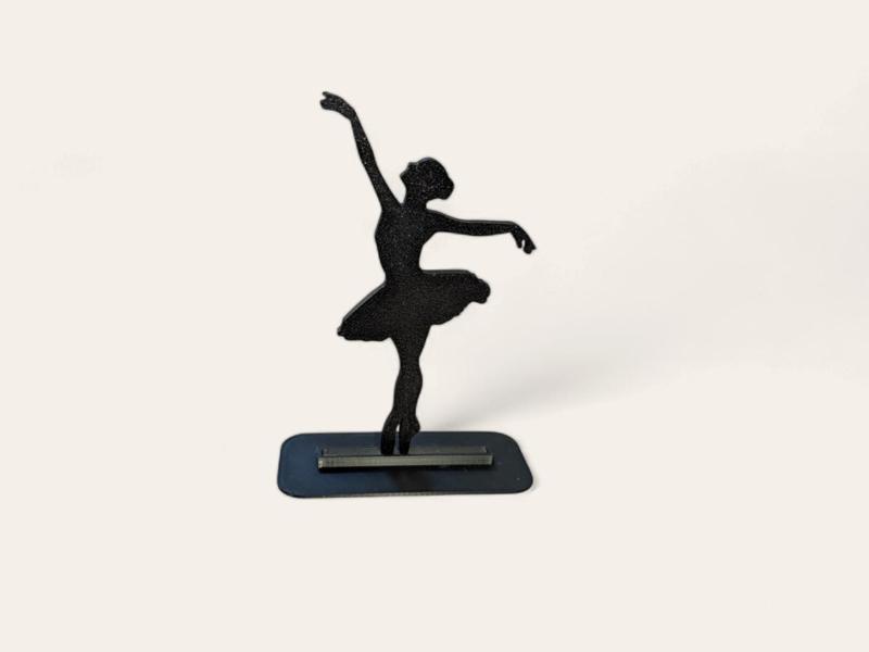 Dancing Girl stand silhouette