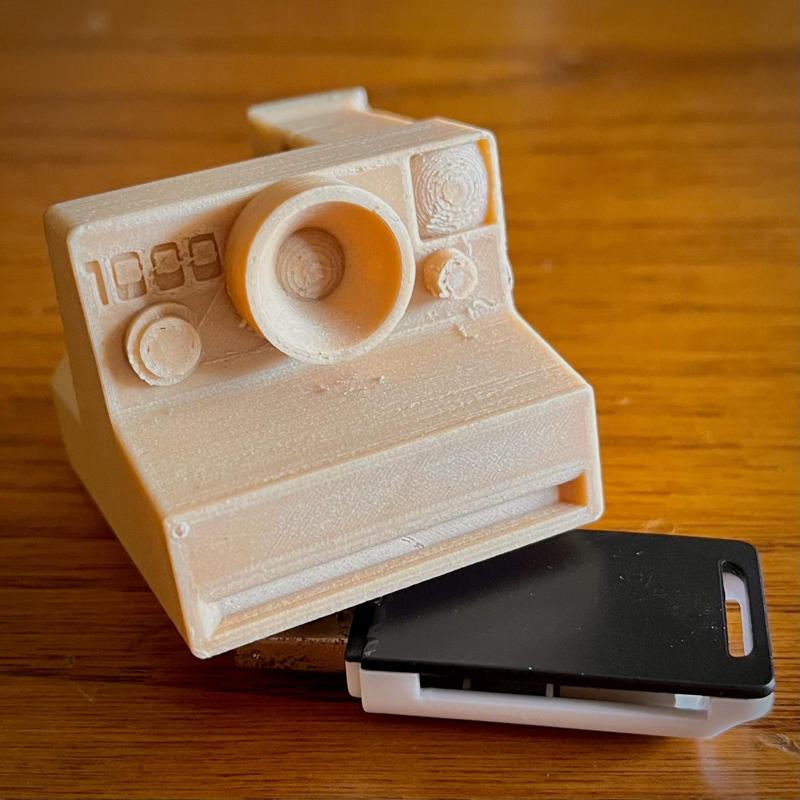 Vintage Polaroid Land Camera Keychain