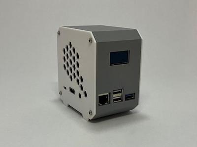 ROC-RK3328-CC (Renegade) Mini PC Case With OLED Stats Display