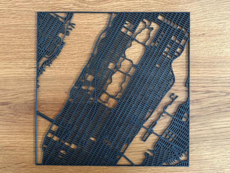 New York City - Street Outline