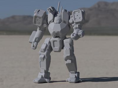 ACH-Prime Arctic Cheetah for Battletech