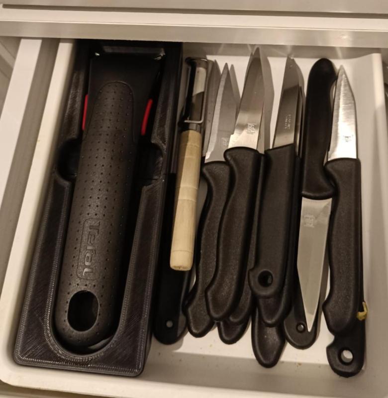 Tefal Ingenio holder for IKEA STÖDJA drawer
