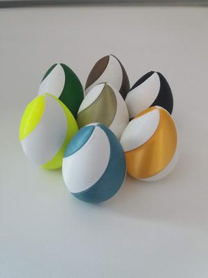 Multicolour easter egg