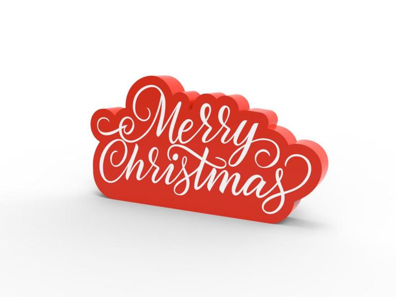 MERRY CHRISTMAS LUMINÁRIA - LED LAMP