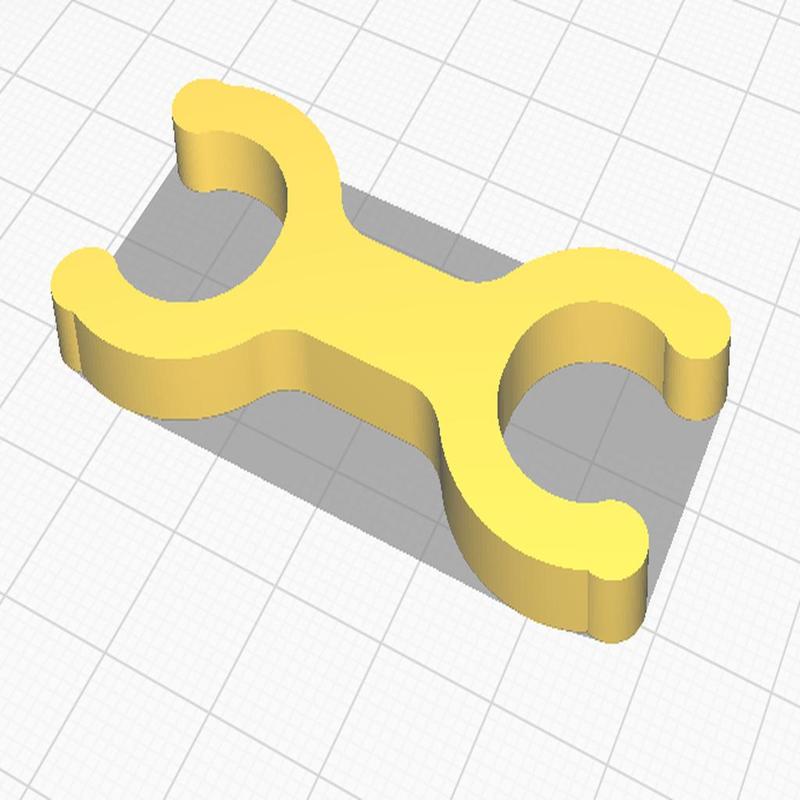 Clip for nordic walking sticks