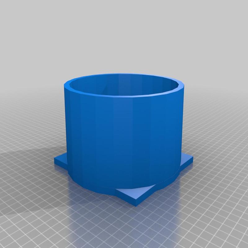 Square Fan to 3" adapter