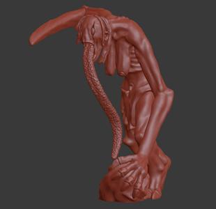 Nightmare Creature / Jabberwock Miniature