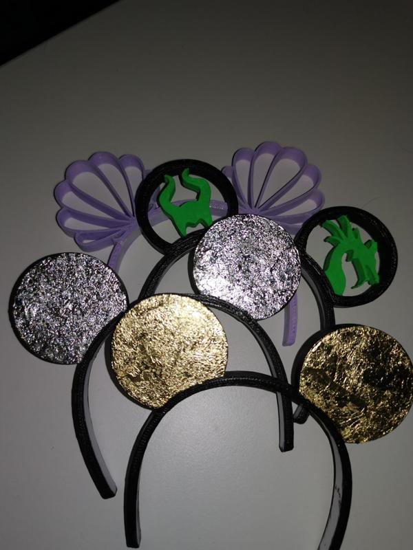 Mickey ears inspired by little Mermaid