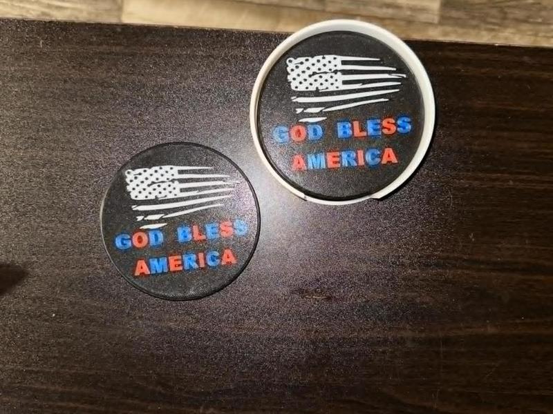 God Bless America Coaster Set