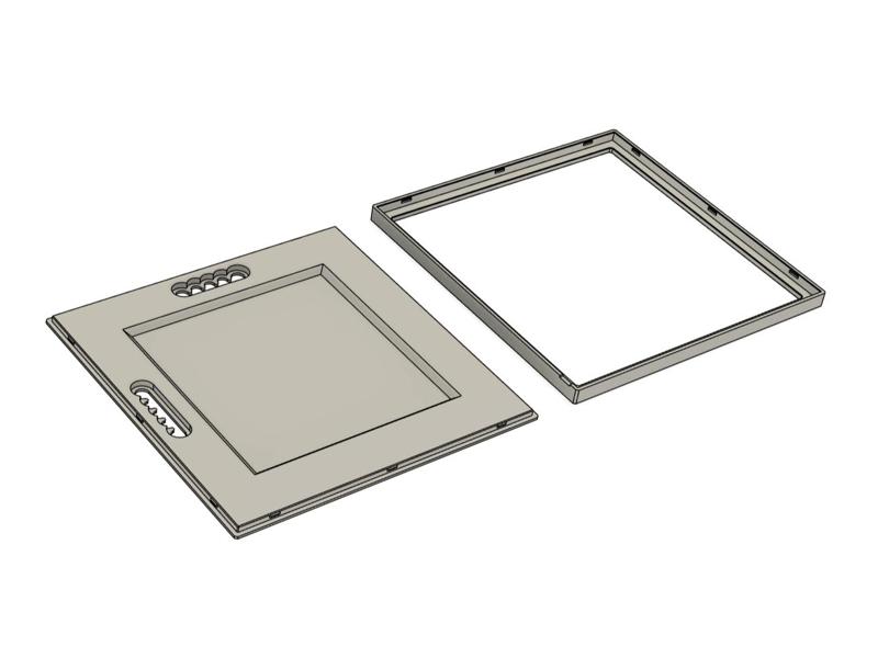 Hueforge 150x150 frame (snap fit back)