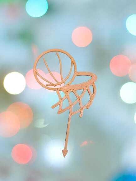 Basketball Cupcake Topper Personal Use