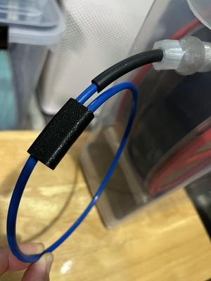 PTFE Tube Cap with Filament Catch and Retainer