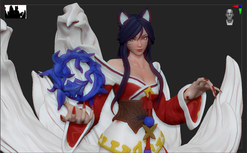 League of Legends Ahri figuer