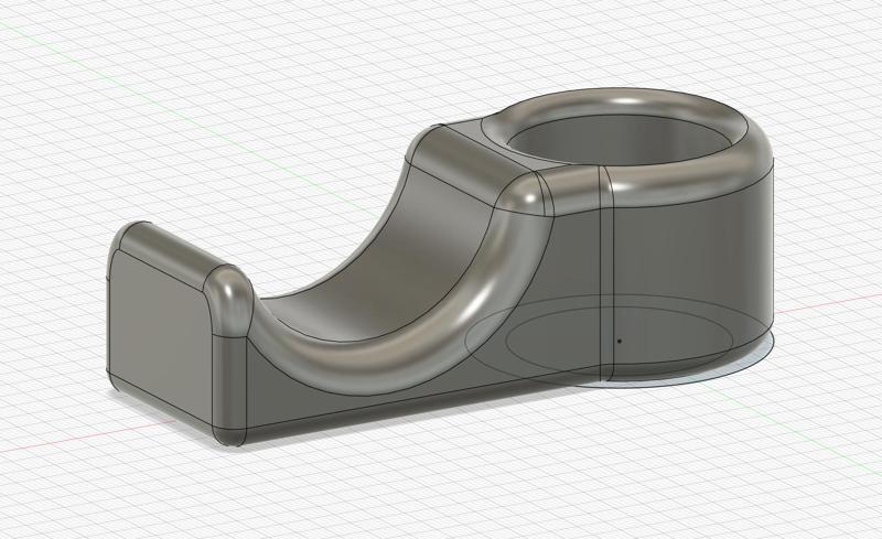 36 mm Post Mount Headphone Stand/Hook