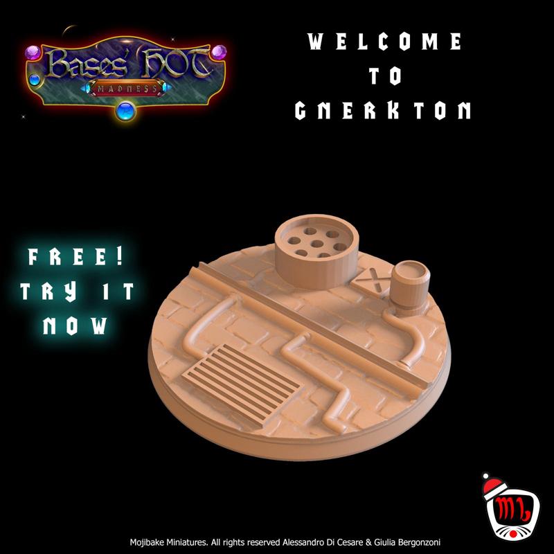 Free 50mm Custom base "Bases hot madness"!