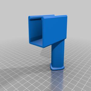 Clipon clothes hook for shelving unit
