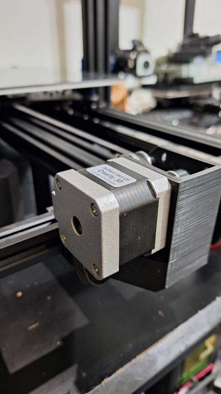 modificacion de soportes para doble motor en eje y de cr-10