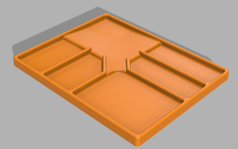 5-way Parts Sorting Tray