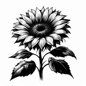 Necklace sunflower pattern