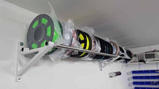 Wall Bracket for Filament Storage (reinforced)