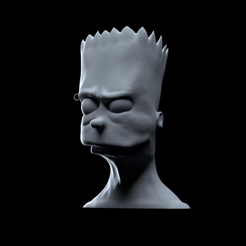 Bart Simpsons Gangster