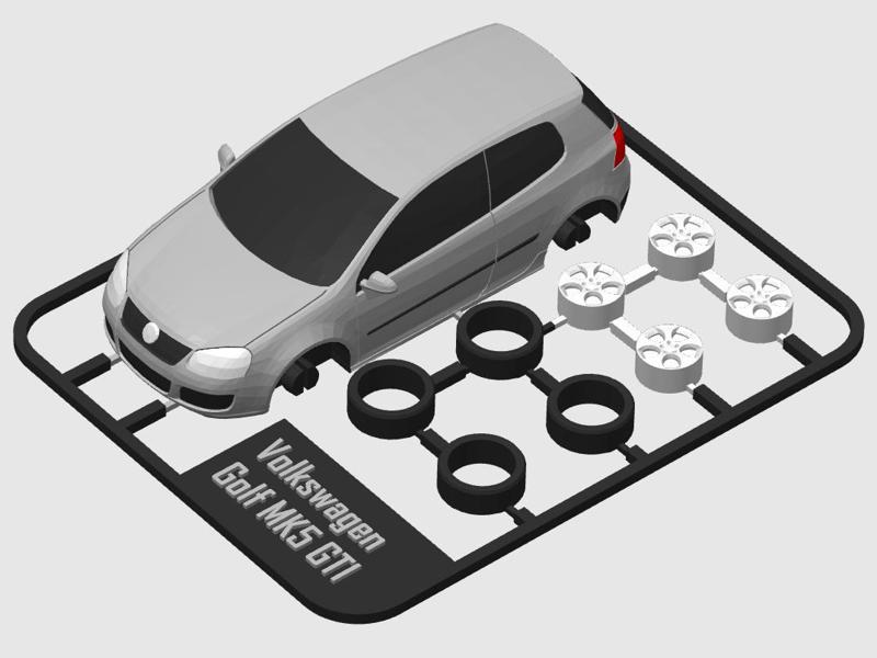 Volkswagen Golf MK5 GTI kit card