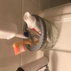 Mason Jar ToothBrush Holder