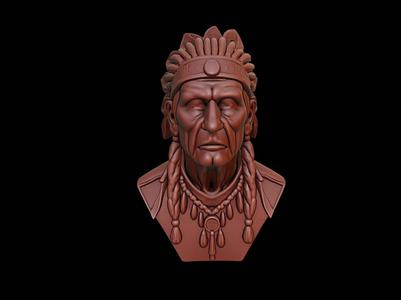 Native American Bust