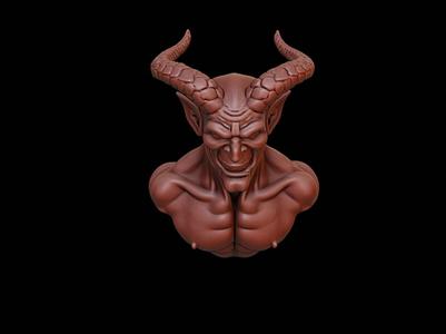 Oni Demon Bust