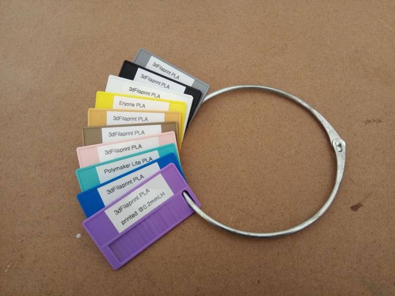 Filament Sample Swatch