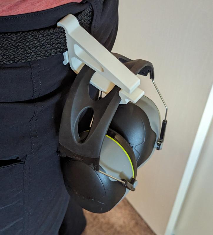 Simple Ear Muff Belt Clip