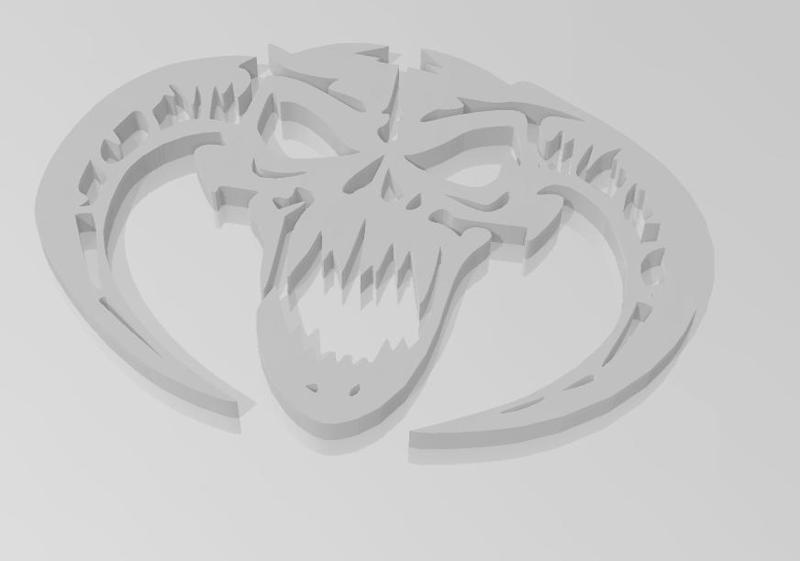 Master of Hardcore logo keychain