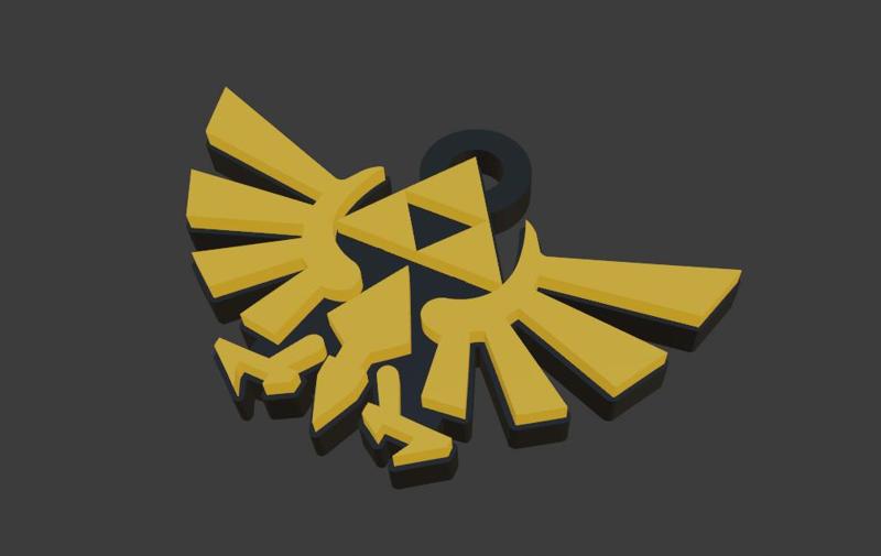 Royal Seal of Hyrule" key ring