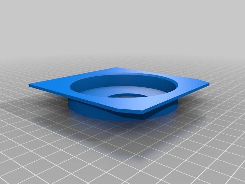 Recessed lens board 12mm Copal 0 Linhof/Wista style